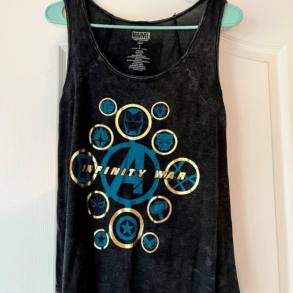 Disney Parks Authentic Womens Tank Top Marvel Infinity War Avengers